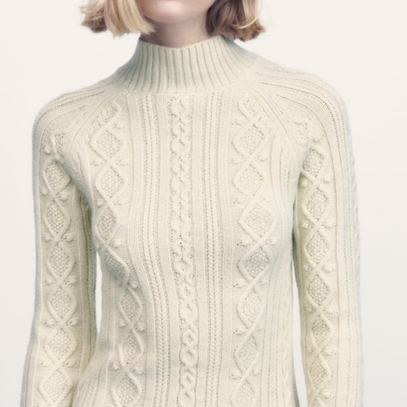 NWT Zara Cable Knit Dress - Picture 14 of 14